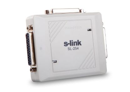 S-link SL-254 2 Port Otomatik Switch (Giriş 2 Adet Dişi DB25 Paralel Port)(Çıkış DB25 Paralel) resmi