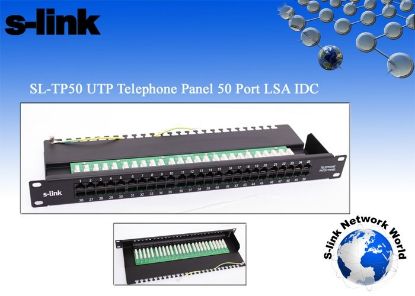 S-link SL-TP50 50 Li Utp Portlu Telefon Paneli resmi