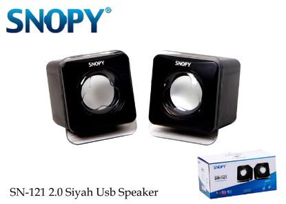Snopy SN-121 2.0 Siyah Usb Speaker resmi
