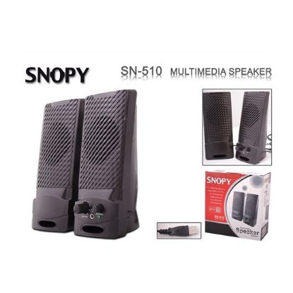 Snopy SN-510 2.0 Siyah USB Speaker resmi