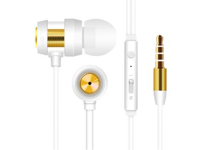 Snopy SN-J01 Beyaz Gold Mikrofonlu Kulaklık  resmi