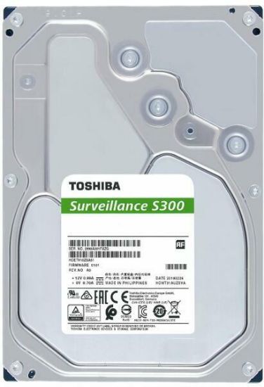 Toshiba 6TB HDWT860UZSVA 3.5 S300 5400RPM 256MB SATA3 Güvenlik 7/24 Harddisk resmi