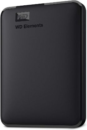WD 5TB Elements Portable External Hard Drive, USB 3.0 - WDBU6Y0050BBK-WESN Harici Harddisk resmi