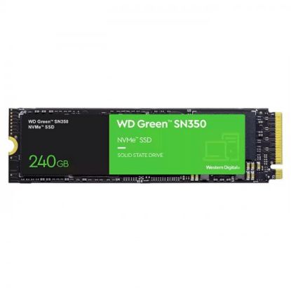 Wd 240GB Green SN350 WDS240G2G0C 2400/900MB/s PCIe NVMe M2 SSD Harddisk resmi