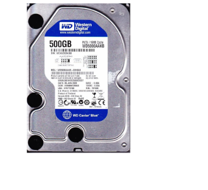 Wd 500GB 3.5" Ide 500GB 7200RPM 16MB WD5000AAKB (Eski Tip IDE) Harddisk resmi
