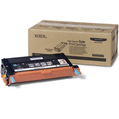 Xerox 113R00723 Phaser 6180/6180MFP Yüksek Kapasite Cyan Mavi Toner 6.000 Sayfa resmi