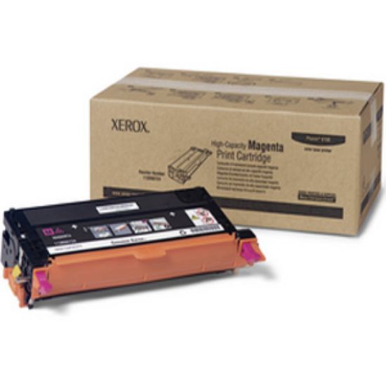Xerox 113R00724 Phaser 6180/6180MFP Yüksek Kapasite Magenta Kırmızı Toner 6.000 Sayfa resmi