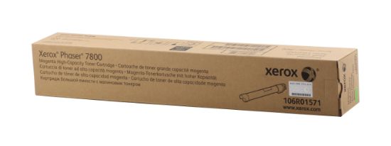 Xerox 106R01571 Phaser 7800 Yüksek Kapasite Magenta Kırmızı Toner 17.200 Sayfa resmi