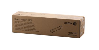 Xerox 106R01523 Phaser 6700 Yüksek Kapasite Cyan Mavi Toner 12.000 Sayfa resmi