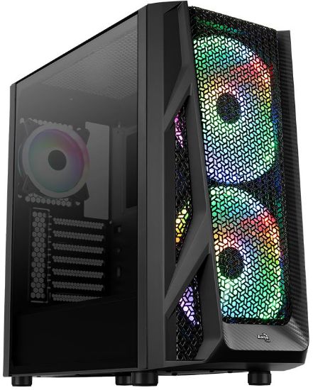 Aerocool AirHawk Duo ARGB  2 x 20cm  1 x 12cm Fanlı ATX Bilgisayar Kasası resmi