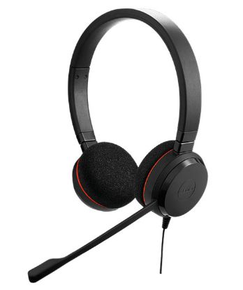 Jabra Evolve 20 Duo Usb Nc Kulaklık Mikrofon Çift Taraflı resmi