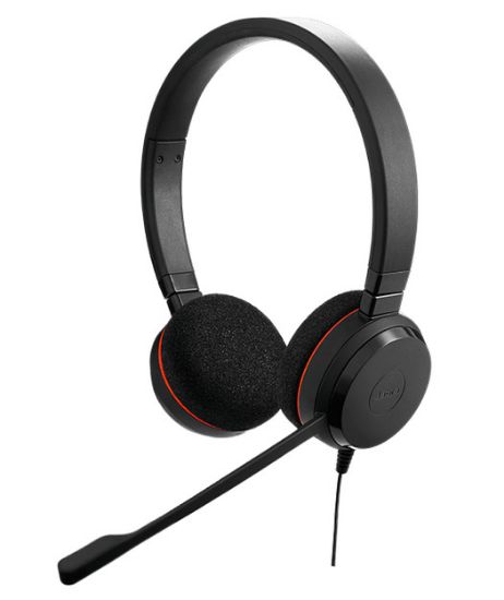 Jabra Evolve 20 Duo Usb Nc Kulaklık Mikrofon Çift Taraflı resmi