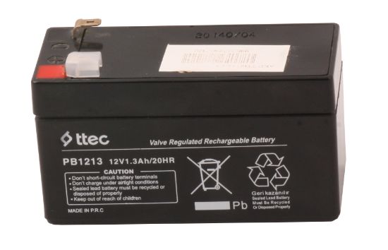 Ttec 12V 1.3AH Bakımsız Kuru Akü resmi
