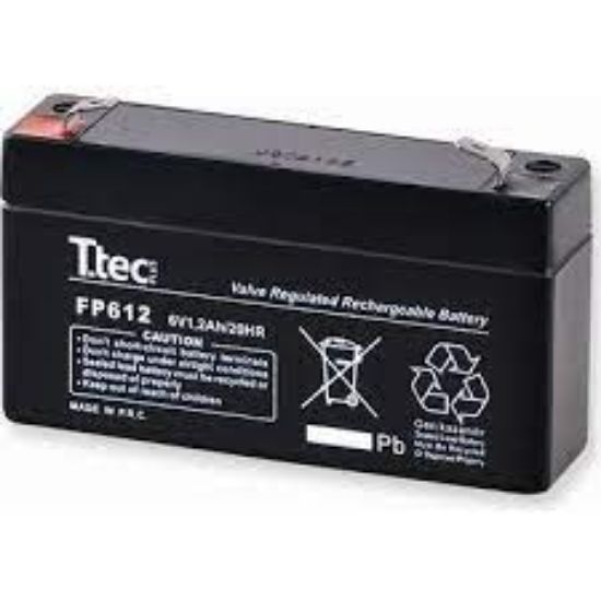 Ttec 6V 1.3AH Bakımsız Kuru Akü resmi