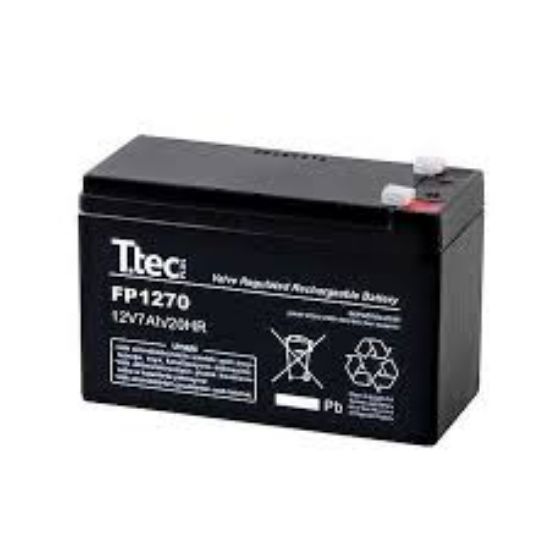 Ttec 12V 7AH-20HR Bakımsız Kuru Akü 2Kg Ups Uyumlu resmi