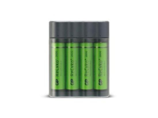GP X411 AA 2700 mAh Şarjlı Kalem Pil 4 Adet + Şarj Cihazı Gpx411270AAHCEMTB-2EAB4  resmi
