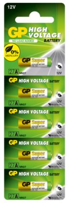 GP GP27A-C5 27A 12V Alkalin Spesifik Pil 5'li Paket resmi