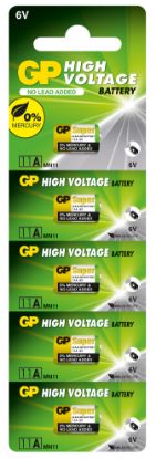 GP GP11A-C5 11A 6V Yüksek Voltaj Spesifik Pil 5'li Paket  resmi