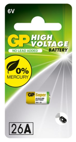 GP GP26A-2C5 26A 6V Yüksek Voltaj Spesifik Pil resmi
