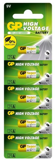 GP GP29A-C5 29A 9V Alkalin Spesifik Pil 5'li Paket  resmi