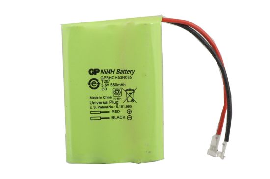 GP T207 3.6V 550 mAh 3'lü Telsiz Telefon Pili resmi