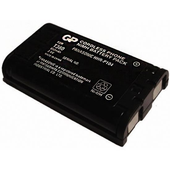 GP T380 3.6V 850 mAh 3'lü Telsiz Telefon Pil resmi