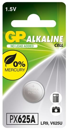 GP GPPX625A-2C1 Alkalin Tekli Blister LR9 Araç Kumanda Pili resmi