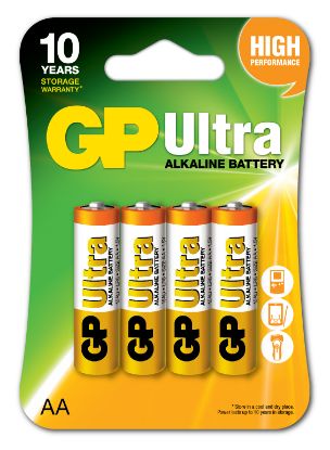 GP G-Tech LR6 AA Boy Ultra Alkalin Kalem Pil 4'lü Paket GP15AU-U4 resmi