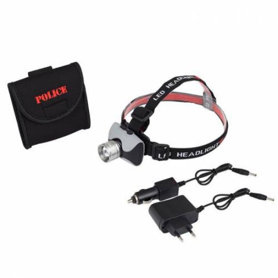 Polıce PS-1813 LED'Li ve Şarjlı Kafa Feneri  resmi
