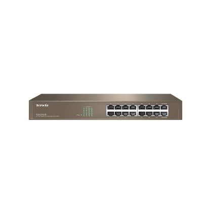 Tenda TEG1016D 16 Port 10/100/1000 Mbps Switch Çelik Kasa Rack Mount resmi