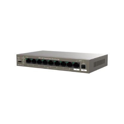Tenda TEG1110PF-8-102W 9 Port 8 Port Poe+ 10/100/1000 Switch + 1 Port Uplink + 1 Port SFP resmi