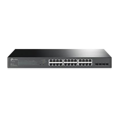 Omada Tp-Link TL-SG2428P 24 Port 10/100/1000 Poe+ Switch 4 Port SFP Çelik Kasa Rack Mount resmi