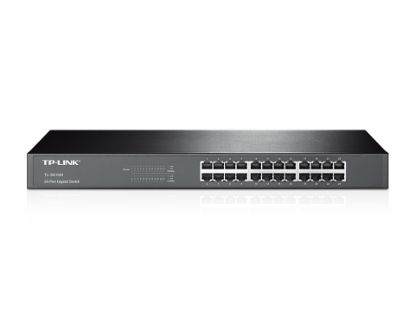 Tp-Link TL-SG1024 24 Port 10/100/1000 Mbps Switch Çelik Kasa Rack Mount resmi