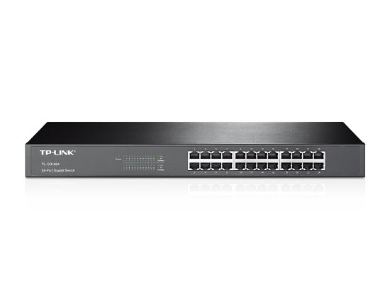 Tp-Link TL-SG1024 24 Port 10/100/1000 Mbps Switch Çelik Kasa Rack Mount resmi