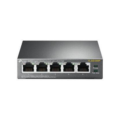 Tp-Link TL-SG1005P 5 Port 4 Port Poe+ 10/100/1000 Mbps Switch Çelik Kasa  resmi