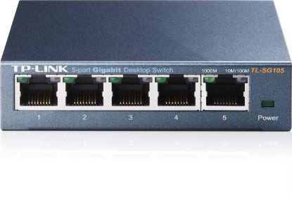 Tp-Link TL-SG105 5 Port 10/100/1000 Mbps Switch Çelik Kasa resmi