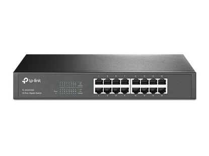 Tp-Link TL-SG1016D 16 Port 10/100/1000 Mbps Switch Çelik Kasa Rack Mount resmi