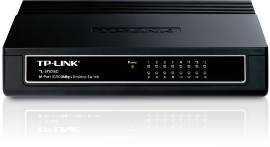 Tp-Link TL-SF1016D 16 Port 10/100 Mbps Switch Plastik Kasa resmi