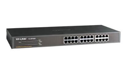 Tp-Link TL-SF1024D 24 Port 10/100 Mbps Switch Çelik Kasa Rack Mount resmi