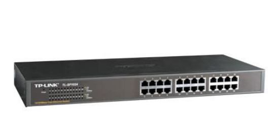 Tp-Link TL-SF1024D 24 Port 10/100 Mbps Switch Çelik Kasa Rack Mount resmi