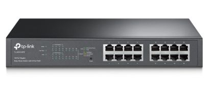 Tp-Link TL-SG1016PE 8 Port Poe+ 16 Port 10/100/1000 Mbps Switch Çelik Kasa Rack Mount resmi