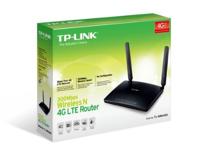 Tp-Link TL-MR6400 300 Mbps 4 Port 4G Kablosuz Router Sim Kartlı resmi