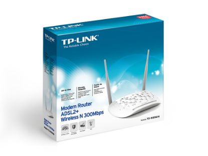 Tp-Link TD-W8961N 300 Mbps 4 Port ADSL2+ Kablosuz Modem resmi