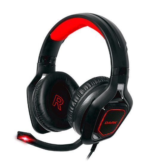 Dark DK-AC-GH200 Stereo Gaming Headset (Gürültü Önleyici)92 dB+3dB 2mt Kablo (2x3.5mm jack 1xUSB2.0) resmi