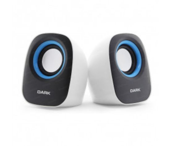 Dark  DK-AC-SP100 Beyaz 1+1 Multimedia USB Speaker resmi