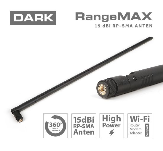 Dark DK-NT-WA15 15 dBi SMA Omni Wireless Anten resmi