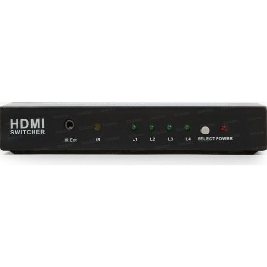 Dark DK HD SW4X1K 4 Giriş - 1 Çıkış Kumandalı HDMI 4K Switch  resmi