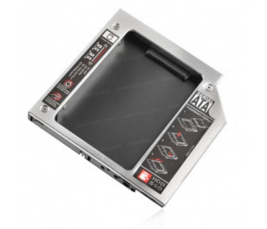 Dark DK-AC-DSOSD12 StoreX X.Tray Notebook Optik Sürücü SATA Disk Yuvası Dönüştürücü (12.7mm) resmi