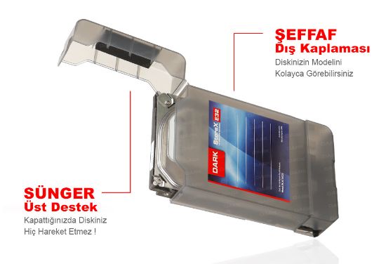 Dark DK-AC-DSE32  Storex E32 3.5" USB 3.0 SATA Disk Kutusu resmi