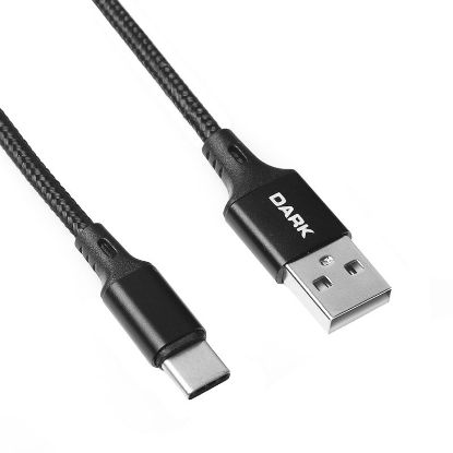 Dark DK-CB-U31L100BR 1m USB Type-C Örgülü Şarj ve Data Kablosu resmi